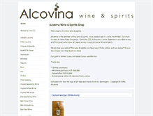 Tablet Screenshot of alcovina.com